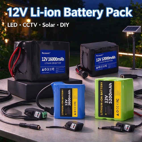 12v ion battery pack - li-ion,