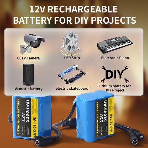 12v rechargeable ion - rechargeable, li-ion