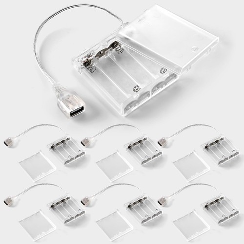 Pcs usb battery - 6, led