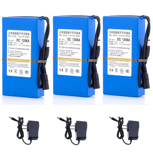 3pack dc12v 9800mah - dc12v,