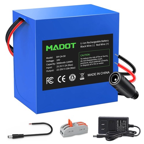 24v 0ah lithium rechargeable - lithium,