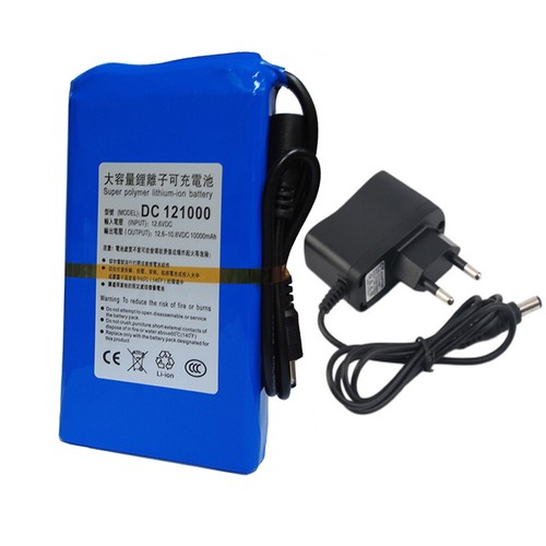 12v rechargeable 10000mah - 12v,