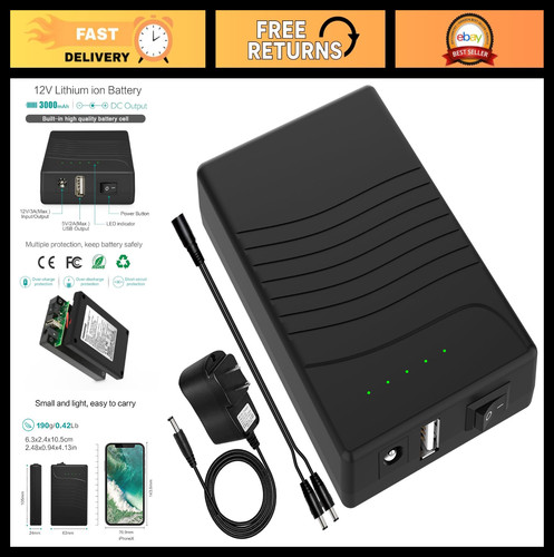 Rechargeable 12v 3000mah - rechargeable,